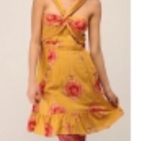 Yellow poppy sundress - Picture 3 of 3